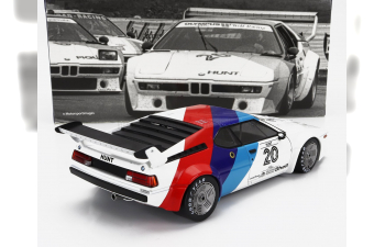 BMW M1 M88 3.5l Team Bmw Motorsport №20 Procar Series (1979) James Hunt, White Blue Red