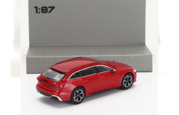 AUDI A6 Rs6 Avant Sw Station Wagon (2019), Red