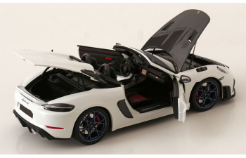 PORSCHE 718 Spyder RS Weissach Package (2024), white