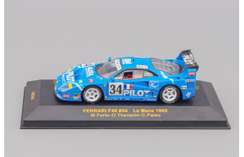 (Б/У) FERRARI F40 34 Le Mans #34 (1995), blue