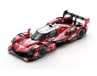 TOYOTA Gr010 3.5l V6 Team Gazoo Racing №7 5th 24h Le Mans Mike Conway - Kamui Kobayashi - Nyck De Vries (2025), Red White Black