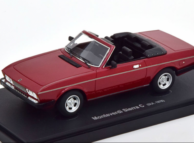 MONTEVERDI Sierra C Convertible (1978), dark red/metallic