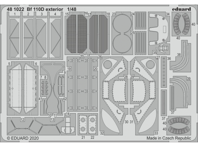 Bf 110D экстерьер