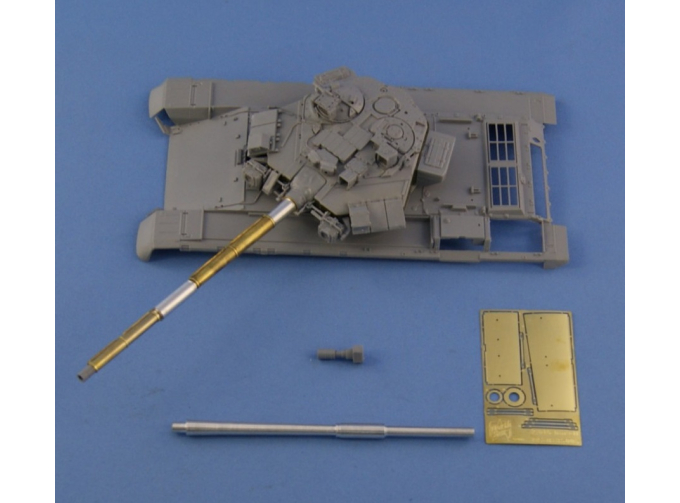 Ствол 2А46м для танков Т-72, Т-80, Т-90 (фототравление, смоляные части)