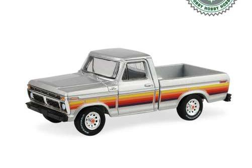 FORD F-150 Free Wheeling Stripes Edition (1977), silver metallic