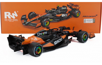 McLAREN F1 Mcl38 Team Mclaren №4 Season (2024) Lando Norris, Orange Black