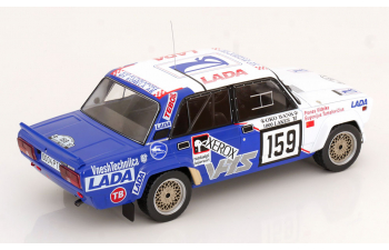 LADA 2105 Vfts №159 Rally 1000 Lakes (1987) Eugenijus Tumalevicious - Pranas Videika, White Blue