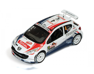 PEUGEOT 207 S2000 4 B.Bouffier-X.Panseri WINNER Rally Monte Carlo 2011, white