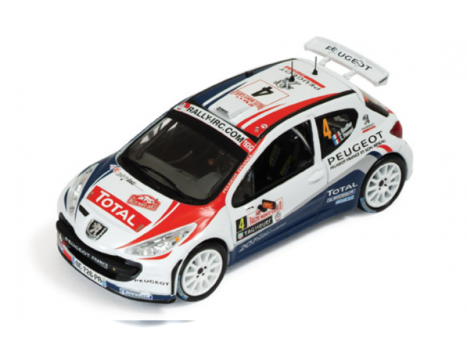 PEUGEOT 207 S2000 4 B.Bouffier-X.Panseri WINNER Rally Monte Carlo 2011, white