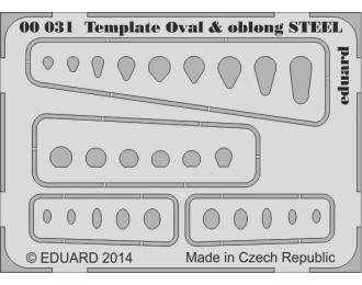 Инструмент Template ovals & oblong STEEL