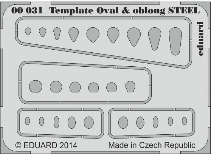 Инструмент Template ovals & oblong STEEL