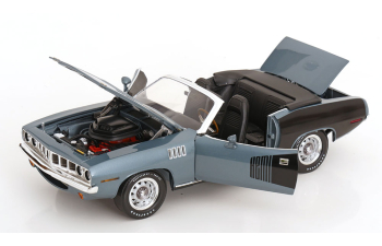 PLYMOUTH Hemi Cuda Convertible Winchester (1971), gray / blue