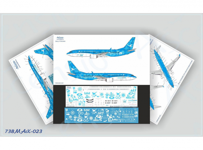 Декаль длл Boeing	737-8 MAX, Xiamen Air