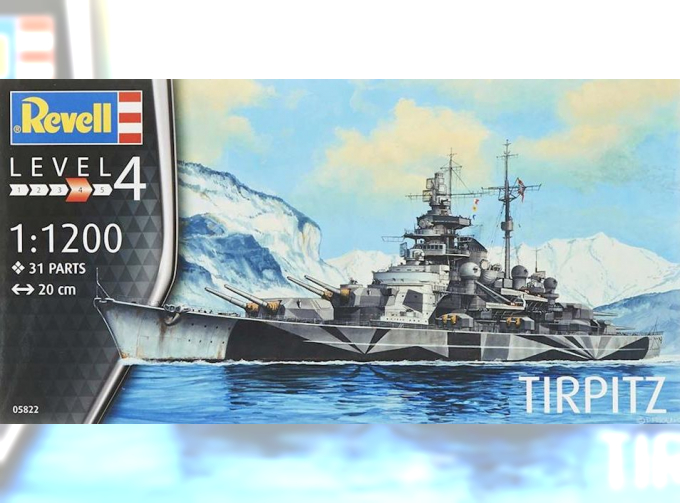 Сборная модель Немецкий линкор Tirpitz