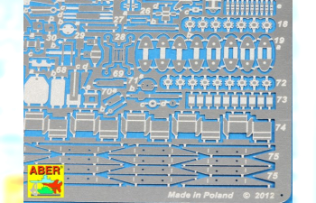 Фототравление для Iraqi Medium Tank Т-55 ''ENIGMA'' - vol.1 - basic set