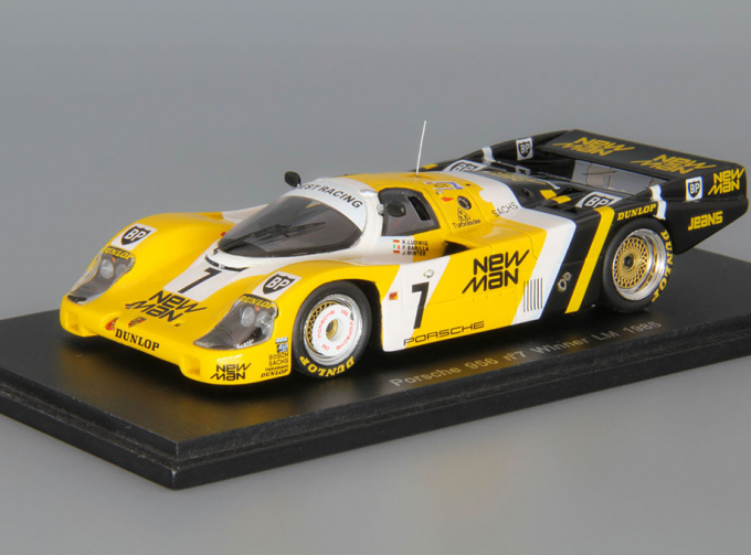 PORSCHE 956 #7 Winner LM (1985), yellow / black