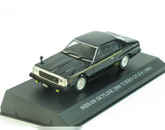 NISSAN Skyline 2000 turbo GT-E-S (1980), black