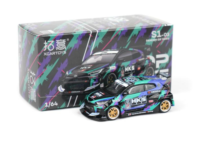 TOYOTA GR Yaris HKS Pandem, black