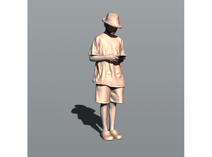 Фигурка Кирилл с телефоном, 11 лет неокрашенная