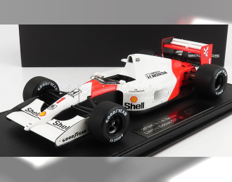 McLAREN F1 Mp4/6 №1 Wolrd Champion Season (1991) Ayrton Senna Season 1991 - Con Vetrina - With Showcase, White Red