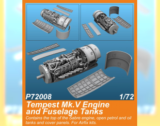 Tempest Mk.V Engine and Fuselage Tanks for Airfix kit