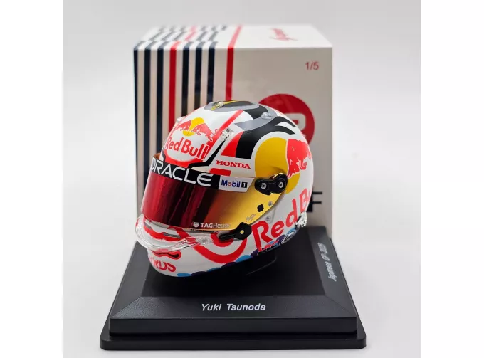 MINI HELMET Yuki Tsunoda №22 Oracle Red Bull Racing Team Formula 1 (2025)