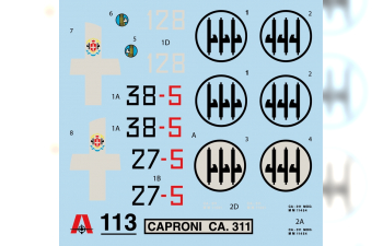 Сборная модель Самолет CAPRONI CA.311