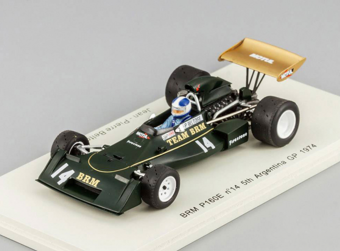 BRM P160E 14 5th Argentina GP 1974, black