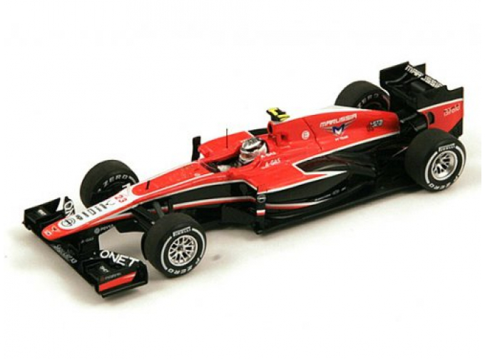 MARUSSIA F1 Team Marussia Cosworth MR02 Max Chilton (2013), red