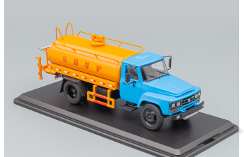 DONGFENG 140 series special tank truck, blue / orange