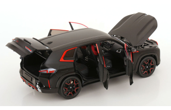 BMW XM (2023), matt-black red