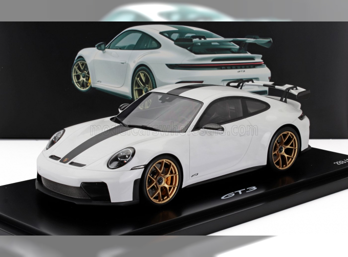 PORSCHE 911 992-2 Gt3 Coupe (2024) - Con Vetrina - With Showcase, White