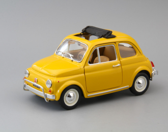 FIAT 500, yellow