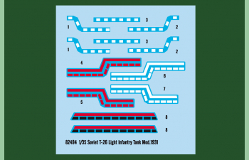 Сборная модель Танк Soviet T-26 Light Infantry Tank Mod. 1931