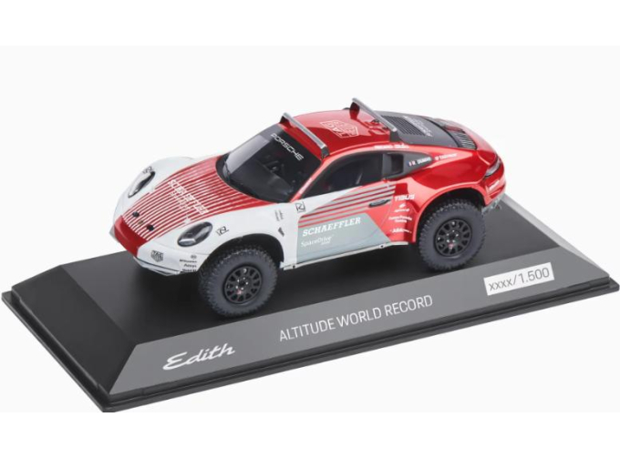 PORSCHE 911 Type 992 Edith Altitude Record Chile Romain Dumas (2023), red