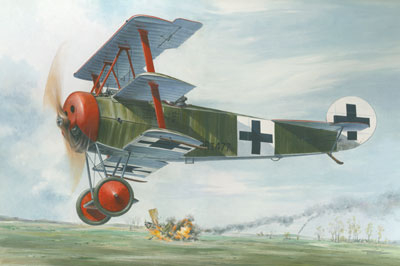 Сборная модель Самолёт FOKKER DR.I