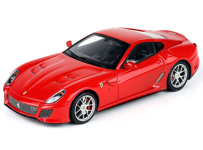 FERRARI 599 GTO (2010) - CON VETRINA - WITH SHOWCASE, red