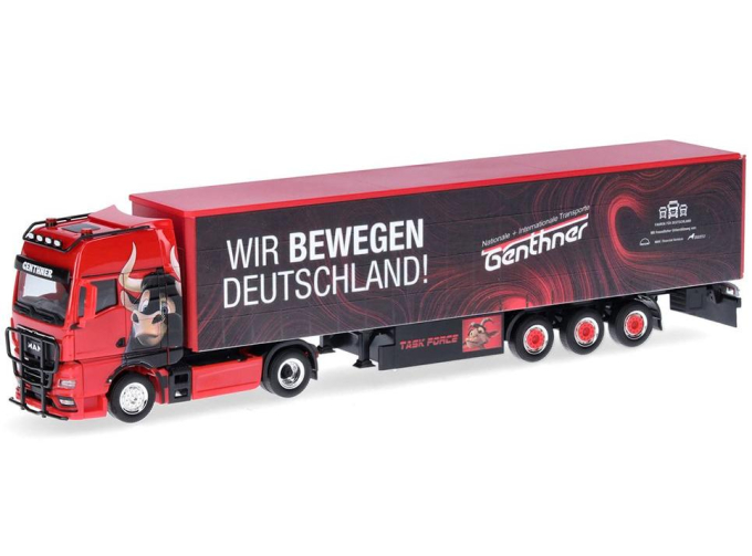 MAN TGX GX Genthner, черный/красный