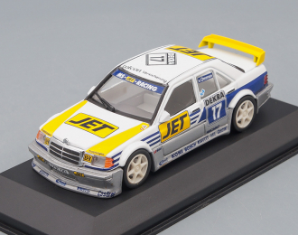 MERCEDES-BENZ 190E Evo I "MS-JET" Ommen DTM #17 (1990), silver / white