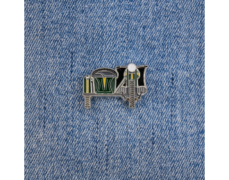 Значок "Мотоцикл" зеленый