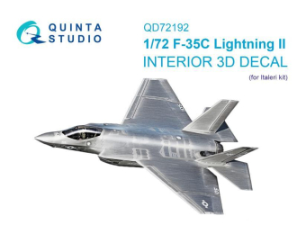 3D Декаль интерьера кабины F-35C Lighting II (Italeri)