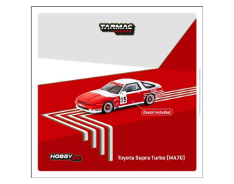 Toyota Supra Turbo (MA70) #15 M. Micangeli/E. Calderari ETCC, red/white 1987