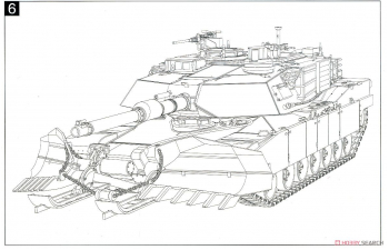  Сборная модель Танк Abrams M1A2 SEP