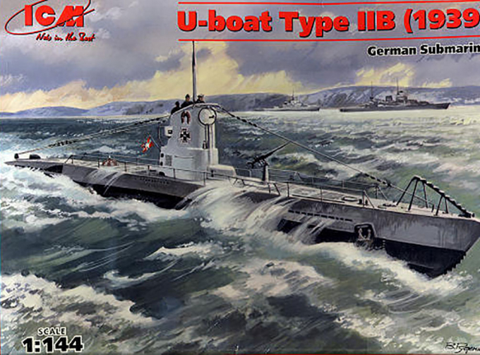 Сборная модель U-Boat Type IIB (1939) - Германская подводная лодка