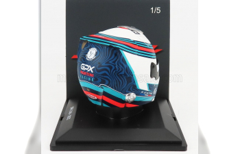 BELL HELMET Casco Helmet Porsche Martini 24h Spa 2022 Kevin Estre, White Blue Red