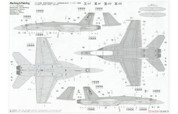 Сборная модель Самолет F/A-18F "TOP GUN"