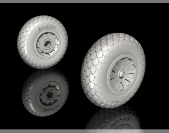 P-51D Mustang Wheels for Dragon/Tamiya/Trumpe