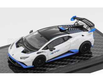 LAMBORGHINI Huracan STO LP610-4 (2023), white/blue