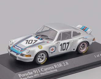 PORSCHE 911 RSR 2.8 Targa Fiorio 1973 Pucci #103, silver