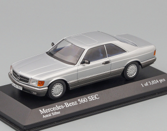 MERCEDES-BENZ 560SEC (W126) 1986, grey metallic